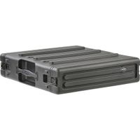 SKB Rack Case 2U Roto - Polietileno Rotacional, Rieles de Acero, Manijas de Montaje