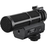 Audio-Technica Micrófono Shotgun ATV-SG1 para Cámaras DSLR y SLR, 14mm Diafragma, Patró