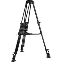 E-Image Tripode de Aluminio Ligero GA752S 75mm con Esparcidor de Nivel Medio - Capacidad d
