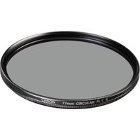 Canon Filtro Polarizador Circular 77mm - Vidrio Óptico, Anillo de Aluminio