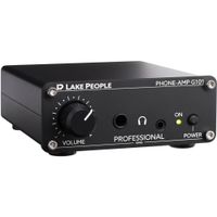 Lake People G101 Amplificador de Auriculares Compacto con Potenciómetro Alps RK14, Salida