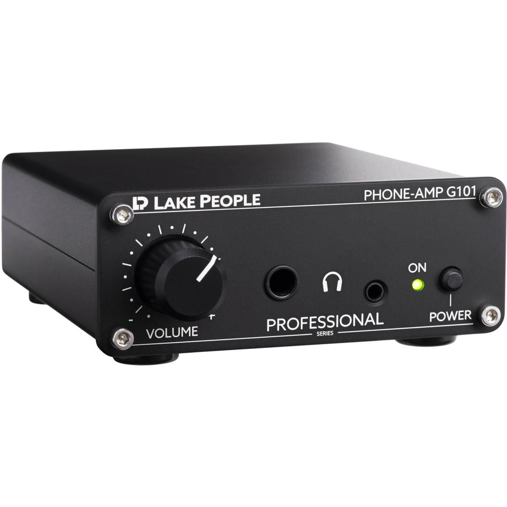 Lake People G101 Amplificador de Auriculares Compacto con Potenciómetro Alps RK14, Salida