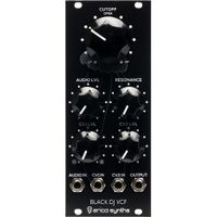 Erica Synths Módulo Eurorack Black DJ VCF 10 HP - Filtro Analógico de Pasabajo y Pasalto