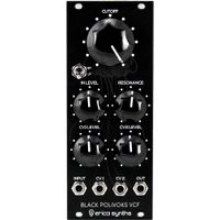 Erica Synths Módulo Eurorack Black Polivoks VCF V2 - Filtro Analógico BP/LP, 10 HP, ICs