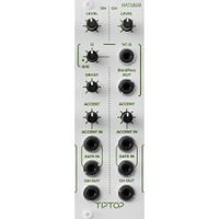 Tiptop HATS808 Módulo Eurorack Hi-Hat Analógico (4 HP, Blanco) - Circuitos de Hi-Hat Cer