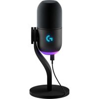 Logitech Yeti GX Mic USB-C Gaming - Supercardioide, RGB LIGHTSYNC, Control de Ganancia Aut