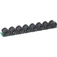 RTS Módulo Divisor de Micrófono TW-7W 1x7 con Conectores XLR de 3 Pines