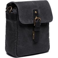 ONA Bolsa para Cámara Bond Street Negra - Estilo Mensajero, Construcción en Lona encerad