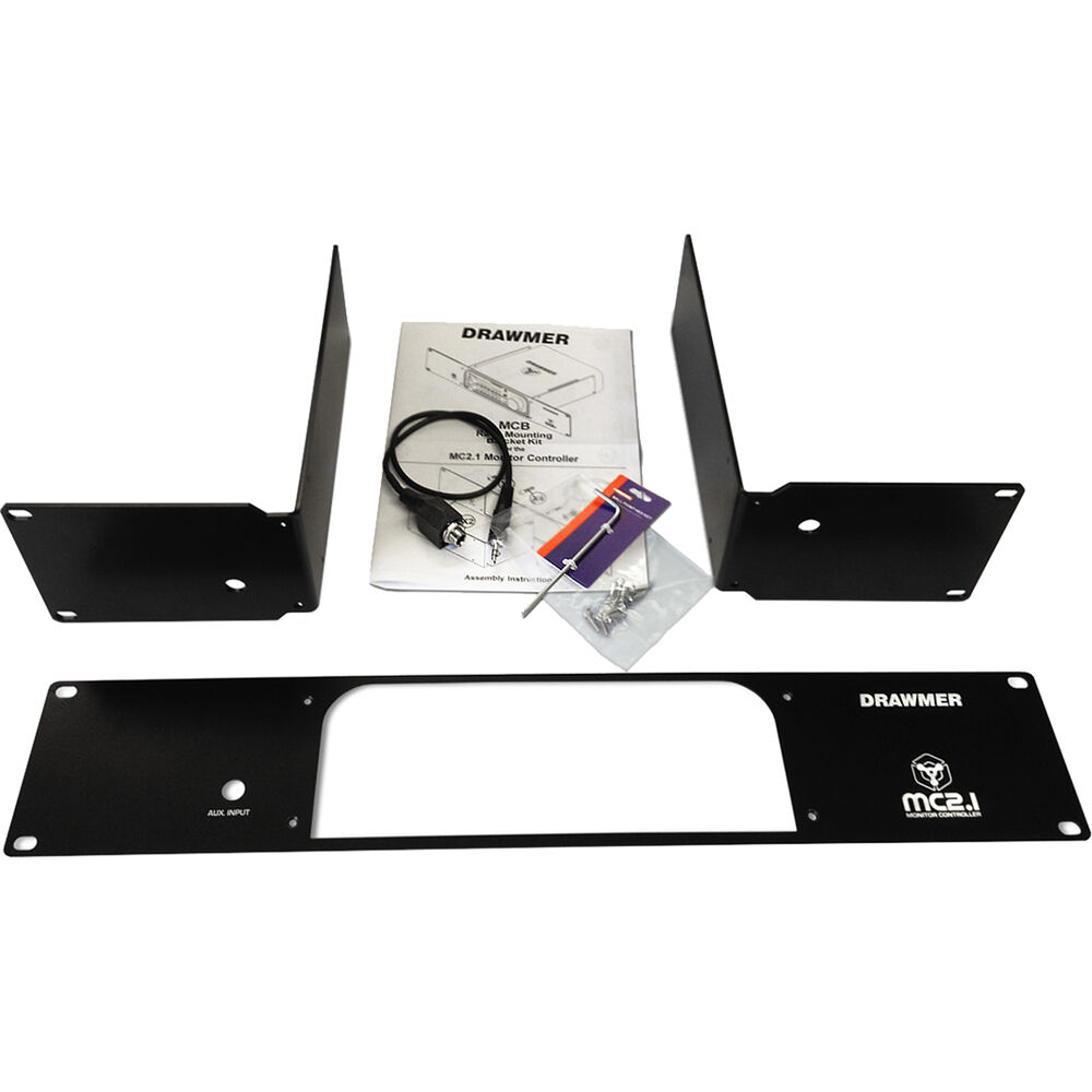 Drawmer MCB Kit de Montaje en Rack para Controlador de Monitores MC2.1, 19"" 2 RU, Incluye