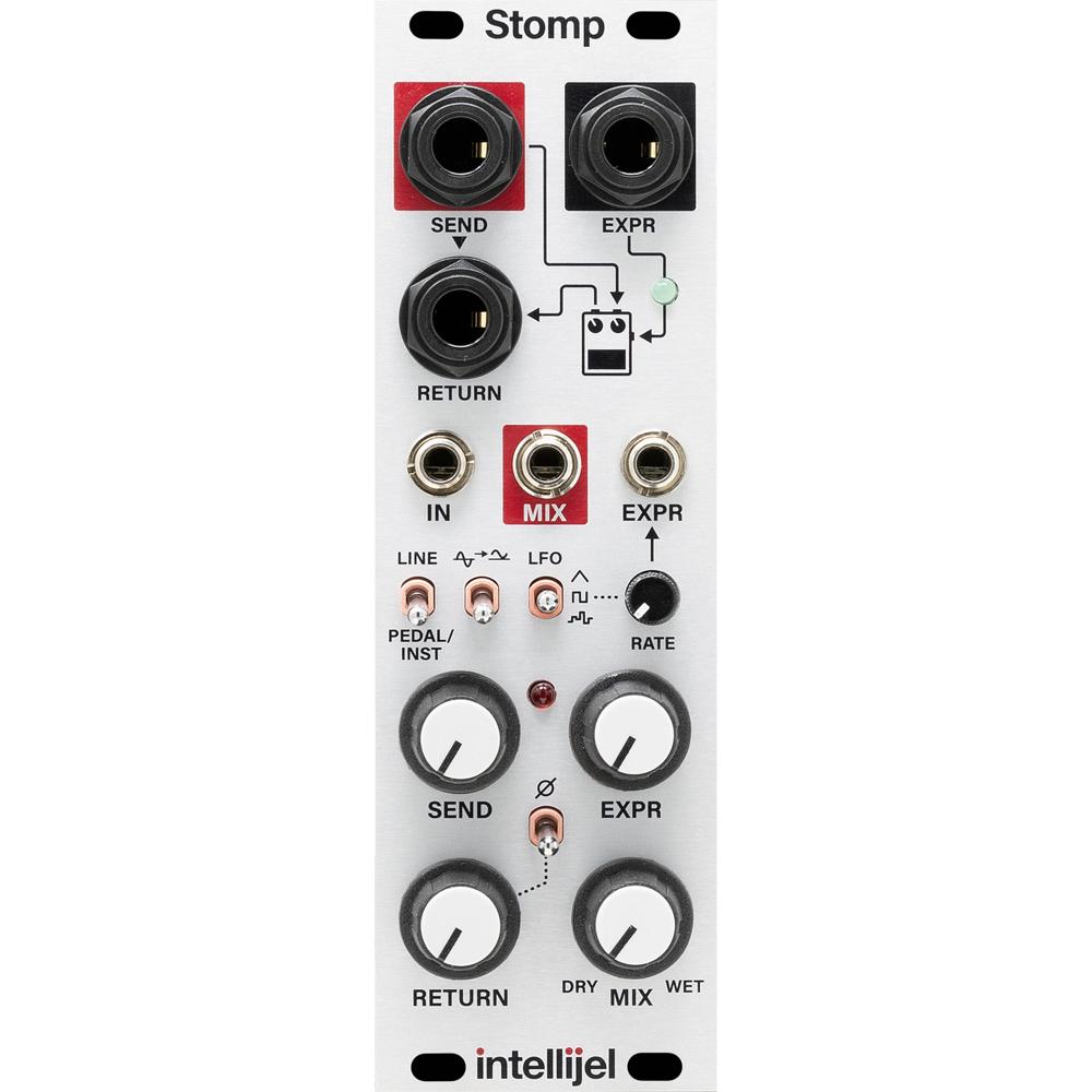 Intellijel Stomp Pedal Send/Return con Control de Expresión y LFO - Módulo Eurorack (8 H
