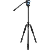 Sirui Trípode de Carbono T-024SK con Cabezal de Video VA-5X - Capacidad de Carga 6.6 lb,