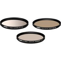 Tiffen Kit de Filtros de Control de Luz Digital 72mm - Incluye Filtro Polarizador Circular