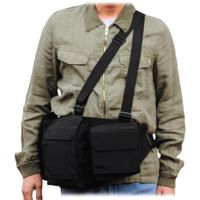 Newswear Chaleco Digital para Climas Adversos Modelo Negro - Capacidad para 3 Cámaras DSL