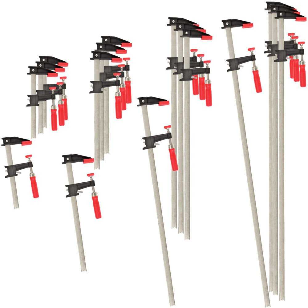 Bessey Juego de Prensas de Barra Estilo Clutch GSCC (16 Piezas) - Incluye Prensas de 6"", 1