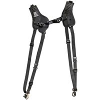 BlackRapid Doble Strap Press - Arnés para Cámara con Insignia de Prensa, Ajustable, Sopo