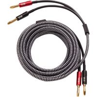 ELAC Cable de Altavoz Sensible 10' con Conectores Doble Banana 14 AWG
