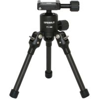 FEISOL TT-15B Trípode Mini con Cabezal de Bola - Capacidad de Carga 18 lb, Altura Máxima