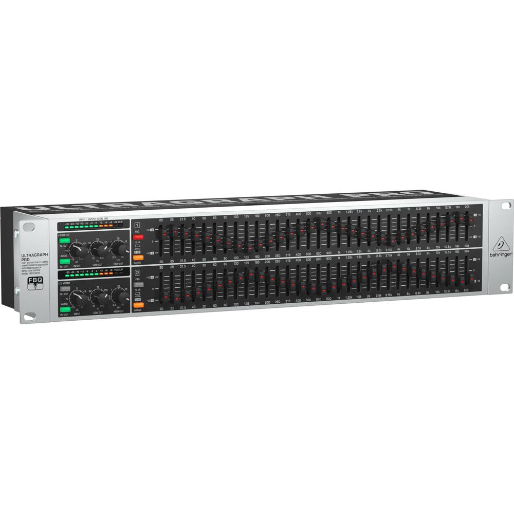 Behringer ULTRAGRAPH PRO FBQ3102HD Ecualizador Gráfico Estéreo de 31 Bandas con Sistema