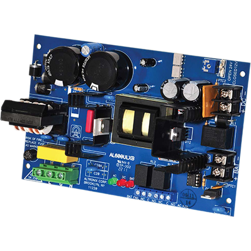 Altronix AL600ULXB Fuente de Alimentación 12/24 VDC, Supervisión de Fallo AC y Batería