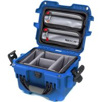 Nanuk 908 Funda Dura para Fotografía Azul 8.8L con Divisores Ajustables y Organizador de