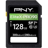 PNY Tarjeta de Memoria SDXC EliteX-PRO 128GB UHS-II V90 300 MB/s