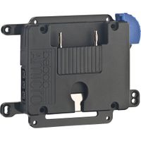 bebob Monitor Battery Plate Gold Mount para TVLogic 058W, F5, F-7H y F-7H MKII con 2 Salid