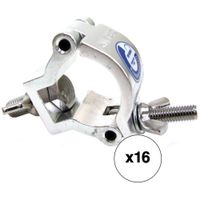 Global Truss JR Clamp Soporte Mediano para Tubos de 35mm, Capacidad de Carga 165 lb, 16 Un