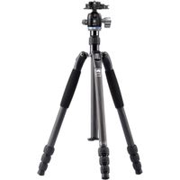 Sirui T-024SK Trípode de Carbono con Cabezal de Bola KS-5, Capacidad de Carga 22 lb, Altu