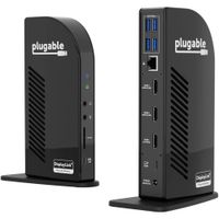 Plugable Estación de Acoplamiento USB Type-C Triple Pantalla con HDMI, DVI y USB 3.0