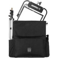 PortaBrace Funda de Transporte Cordura para Litepanels Gemini 1x1 - Negra, con bolsillo pa