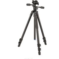 SLIK Trípode de Aluminio Pro AL-523-3W con Cabezal Pan-Tilt de 3 Vías, Capacidad de Carg