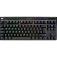 Logitech G PRO X TKL LIGHTSPEED Teclado Inalámbrico RGB (Negro, Clicky) - Conectividad LI