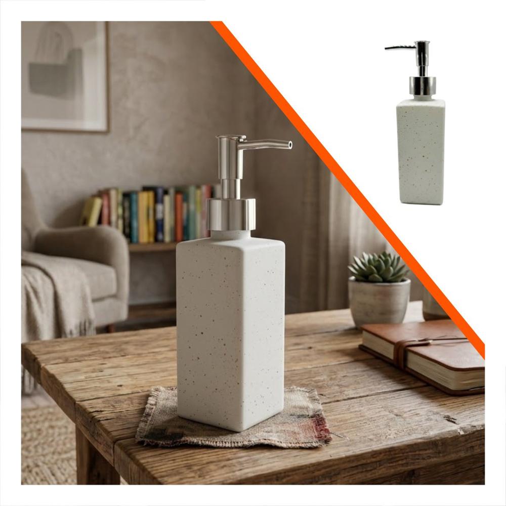 Contenedor para Locion de Manos Rectangular Color Blanco  Y Ligas Regalo