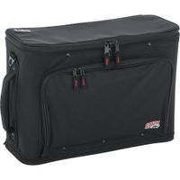 Gator Rack Bag 3U Ligera Negra con Estructura de Aluminio Reforzada y Asa de Transporte