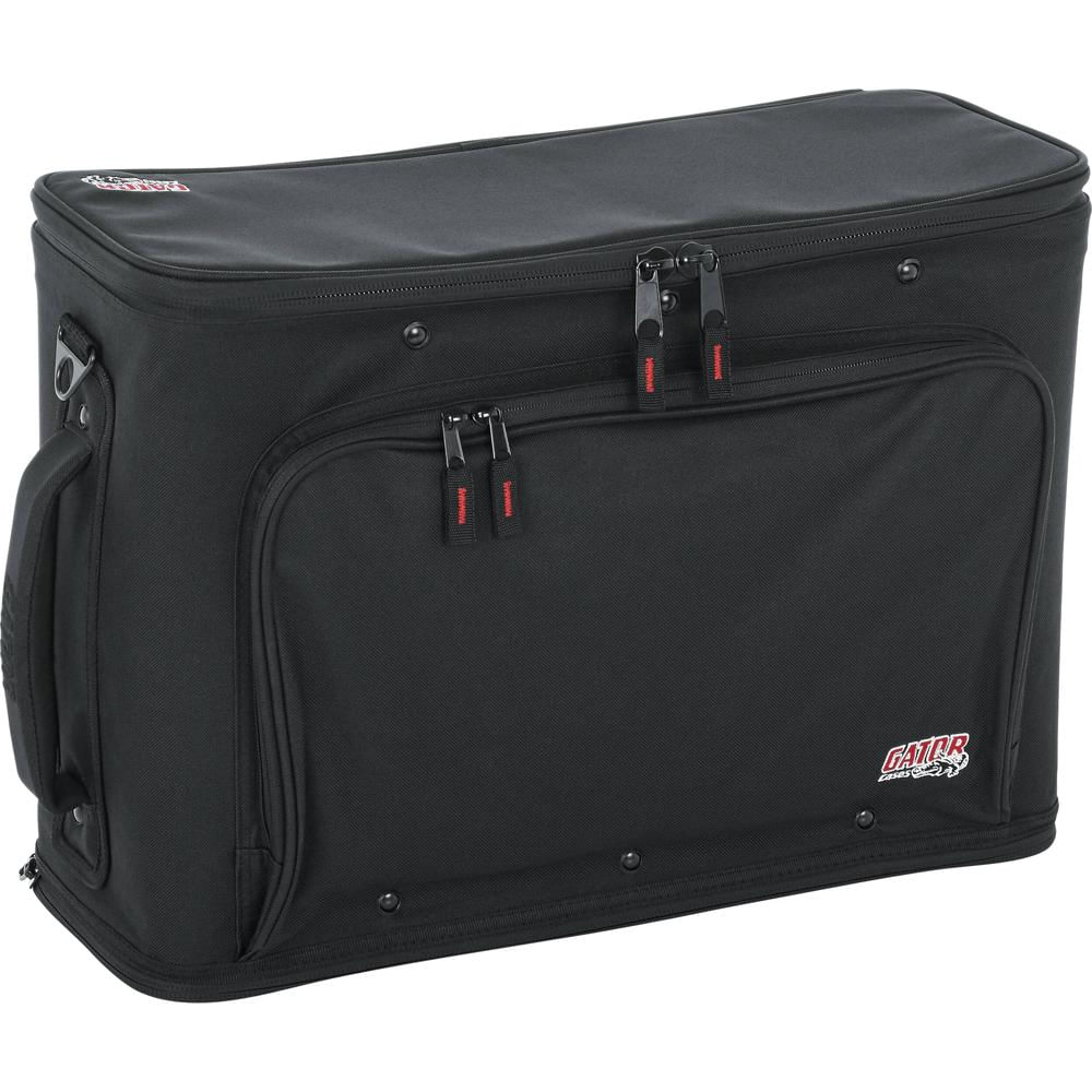 Gator Rack Bag 3U Ligera Negra con Estructura de Aluminio Reforzada y Asa de Transporte