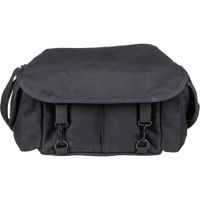 Domke F-2 Bolsa de Hombro Canvas Negra - Capacidad para 2 DSLRs y 4-6 Lentes, Resistente a