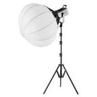 GVM Kit de Luz LED Bi-Color PR150D con Softbox Lantern 26"" - Temperatura de Color 2700-750