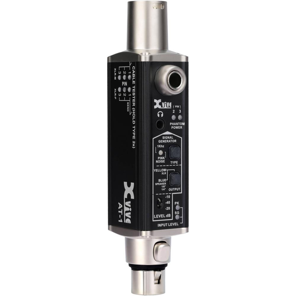 Xvive AT-1 Probador de Audio Portátil - Generador de Señal, Tester de Cable XLR, Medidor