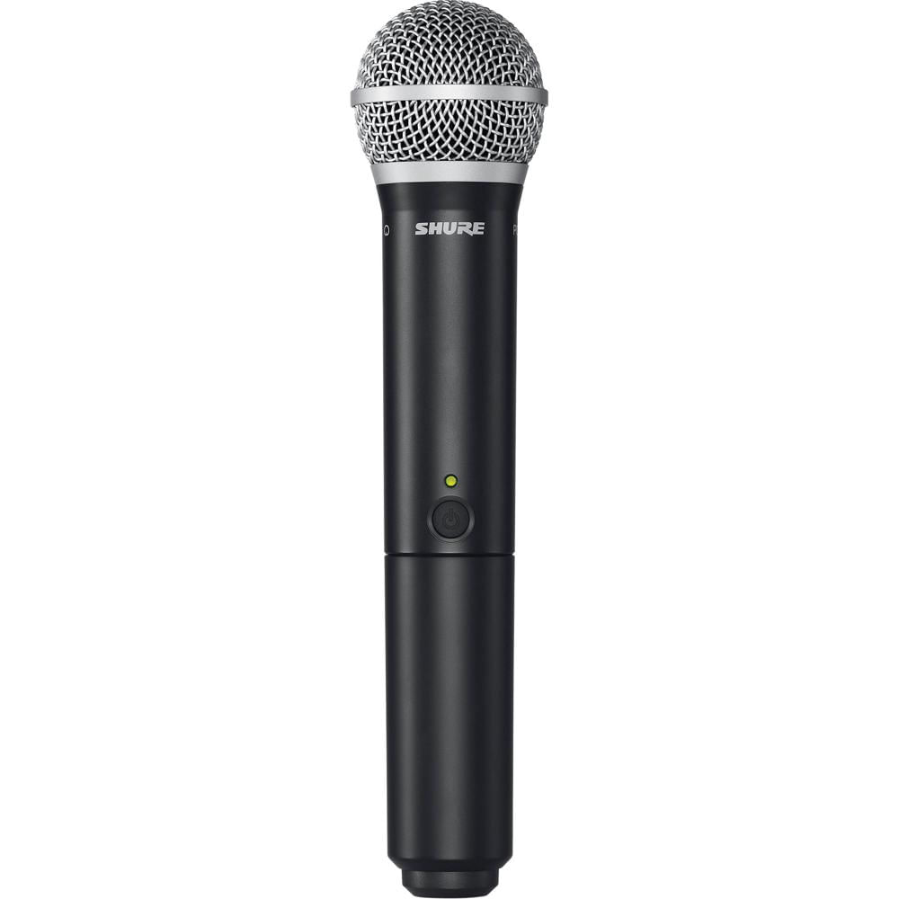 Shure BLX2/PG58 Micrófono Inalámbrico de Mano con Cápsula PG58, Patrón Cardioide, Rang