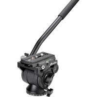 Leofoto Cabezal de Video Fluido 60mm con Base Plana - Carga Máxima 11 lb, Ajuste de Incli