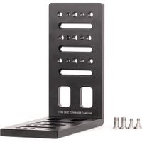Wooden Camera Mini Vertical Camera Bracket L-Shaped de Aluminio con Múltiples Roscas 1/4""