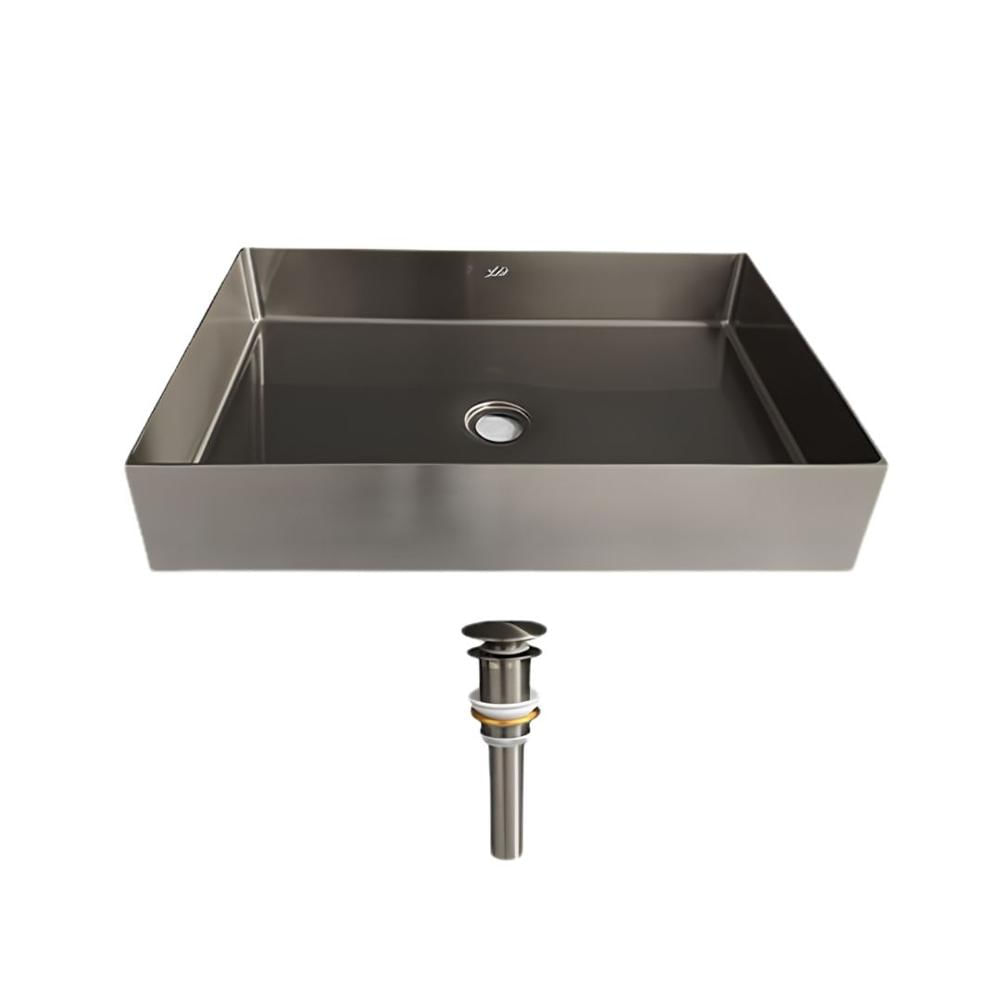 Lavamanos de Acero Inoxidable 304 Satinado LA30402-5538