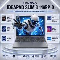 Laptop Lenovo IdeaPad Slim 3 14ARP10 Ryzen 7 7735HS 16GB 512GB SSD 14 WUXGA OLED 83K600EPLM