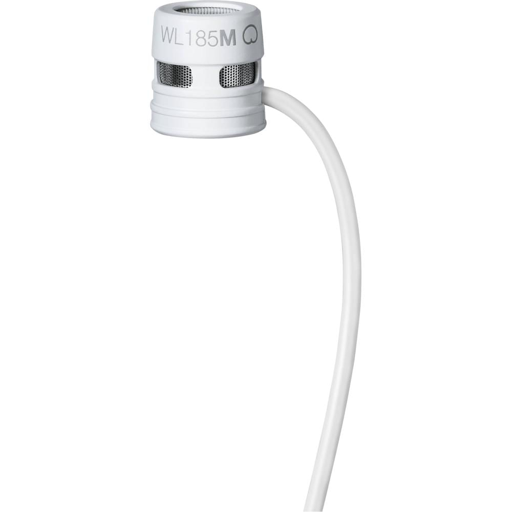 Shure WL185m Micrófono Lavalier Cardioide de Bajo Perfil con Conector LEMO de 3 Pines (Bl