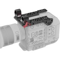 Zacuto Top Plate para Sony FX6 - Montaje de Accesorios con NATO/Z-Rail y Soportes de 15mm