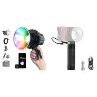 COLBOR CL60R Monolight Kit RGB COB LED con Power Grip PG99