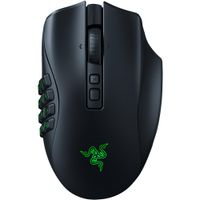 Razer Naga V2 Pro Mouse Inalámbrico 30,000 dpi, 20 Botones Programables, RGB, Placas Late
