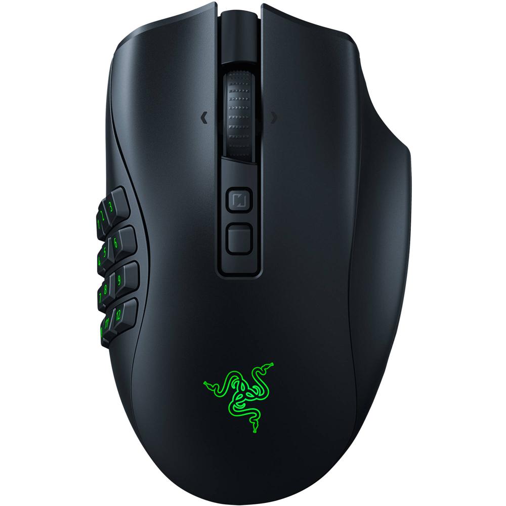 Razer Naga V2 Pro Mouse Inalámbrico 30,000 dpi, 20 Botones Programables, RGB, Placas Late