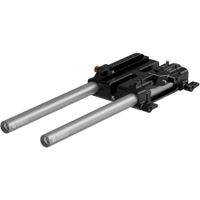 Bright Tangerine Baseplate Kit Create 15mm LWS con Varillas de Aluminio de 9""