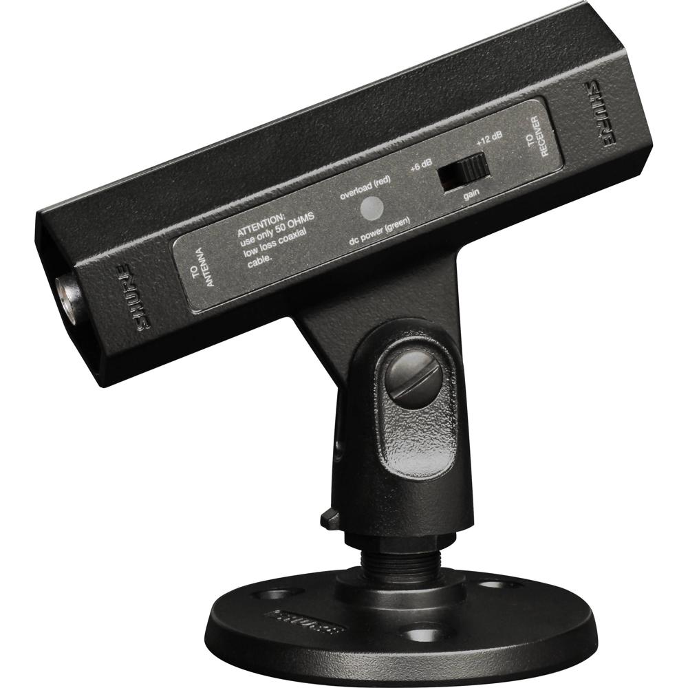 Shure Amplificador de Antena In-Line UA834WB para Montaje Remoto 470 a 902 MHz con Selecto